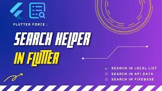 Search in Flutter Using Search_helper part-I