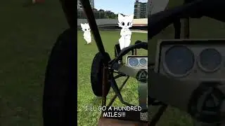 Gordon Freeman runs over Boy Kisser #gmod #halflife #deltarune
