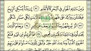 تحفيظ سورة الشورى ص 487 بالتكرار والتربيط، ،Memorization of Surat Al Shura p 487, by repetition