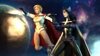 R346 DC Collectibles Huntress Power Girl Action Figure Set Review
