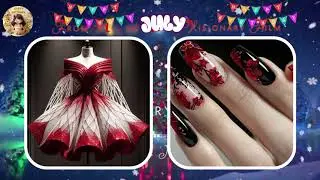 Choose Your Birthday Month 🎂✨ Your Dream Dress & Perfect Matching Nail Design 💅👗