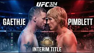 UFC 324: Gaethje vs Pimblett - INTERIM TITLE ON THE LINE! 🔥 #shorts #UFC324 #GaethjeVsPimblett #UFC