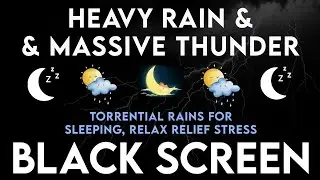 🌧 Serene Blackout Rain Ambience for Meditation Dreamy Relaxation and Peaceful Natural Rain Waves