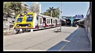 Local Train Ride from Mumbai Central to Churchgate on a Bombardier EMU