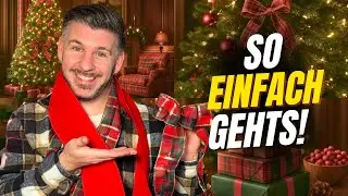 Schleifen für den Weihnachtsbaum selber machen & perfekt dekorieren | Anleitung