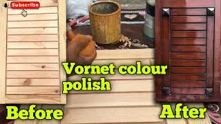 How can vornet polish on yellow pine wood:#woodpolish #polish