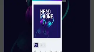 SStep-by-step tutorial to design this 3D headphone poster with glow and lighting effects! 💙✨