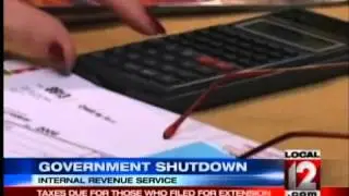 Taxes Due Even if Government is Shutdown