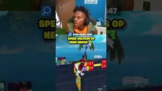 Speed Unlocks OP Neon Sniper 😱#ishowspeedclipz #fortnite #fortnitesecret #superffa #67