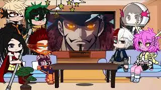 𝙋𝙧𝙤 𝙝𝙚𝙧𝙤𝙚𝙨 𝙧𝙚𝙖𝙘𝙩 𝙩𝙤 deku as mihawk | onepiece | Strawhat | luffy | MHA BNHA | Gacha life