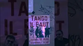 Tango Il Faut im Jazzkeller Sauschdall  #music #live #tango #guitar #bass #concert