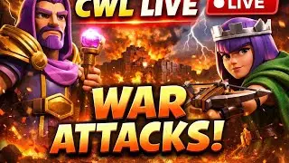 CWL Live 🔥 | Clan War League Attacks | Clash of Clans Sri Lanka 🇱🇰