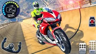 Mega Ramp Bike Racing Simulator 3D - Extreme Motocross Dirt Bike Stunt Racer - Android GamePlay