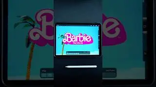 I made #BARBIE LOGO ANIMATION 🤩 The end is WOW 😲 #Procreate #barbiemovie #logoanimation #barbie2023