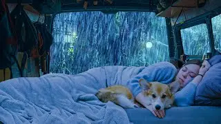 Barulho de Chuva para Dormir Profundamente e Relaxar - Uma Tempestade &agrave; Noite para um Sono R&aacute;pido