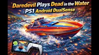 🔥 Daredevil Plays Dead in the Water PS1 on Android! Insane Boat Racing Action with DualSense 😱