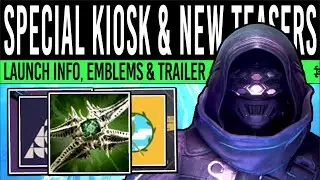 Destiny 2: SPECIAL ITEM VENDOR & TEASER TRAILER! New Armor, Price Changes, Launch Info & Emblems