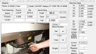 Cincinnati Press Brake CNC control retrofit by PC Controls