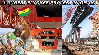 Incredible Major Construction Project over The Tema-Accra Motorway will be a Record
