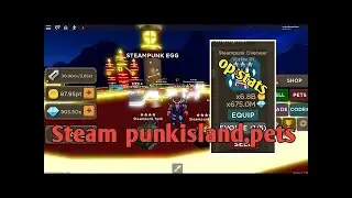 New Steampunk island,Pets New perk New ranks - Blade throwing simulator