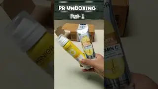 Garnier PR Unboxing: Viral Sunscreen Mist + Vitamin C Glow Facewash 😍#GarnierPR #GarnierIndia