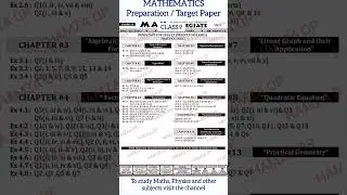Guess paper mathematics class 9 2025 | target paper maths class 9 | sindh board guess paper 2025