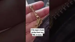If the zipper of your thrifted item says YKK, this is what it means