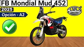 ➤ Nueva FB Mondial Mud 452 Trail A2 👉 La Joya Escondida para Carnet A2 #motostrail