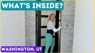 new construction in washington utah : custom home with RV garage