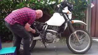 DR 650 with FMF Powercore 4 silencer