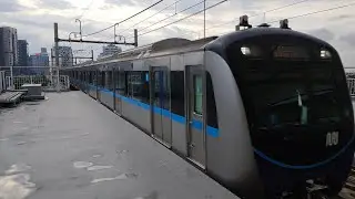 ジャカルタMRT南北線1000系 ファトマワティ駅到着 Jakarta MRT North-South Line 1000 series EMU