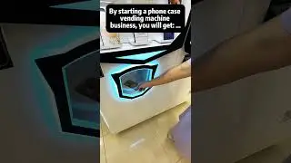 This is a popular overseas device, Automatic phone case printer vending machine #phonecasebusiness
