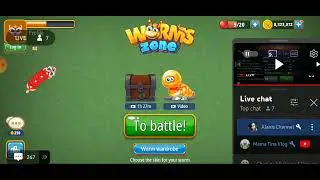 #WormsZone.io Battle of Red #dragon #Slithery Snake