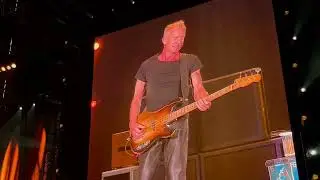 STING Performs FIELDS OF GOLD Inspired by the View from His House at Raymond James Stadium Tampa FL
