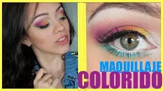 Maquillaje Colorido ♡ ¡Lleva el arcoíris en tus ojos!