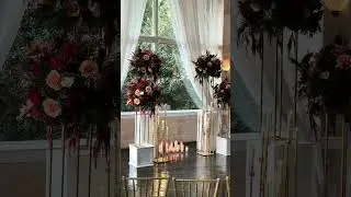 Our fall wedding decor ✨🥀 #fallwedding #weddingdecor #weddingflowers #weddingcontentcreator