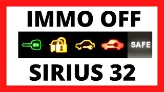 КАК УДАЛИТЬ Иммобилайзер Sirius 32 Renault 🛠IMMO OFF 🛠 ЭМУЛЯТОР И RENAULT IMMO TOOL ✔✔✔✔