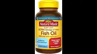 Nature Made Burp-Less Ultra Omega-3 from Fish Oil 1400 mg | #short