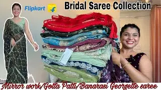 Flipkart Partywear Bridal Saree Collection Under 2000/-|Special Sundar saree's #flipkart #saree