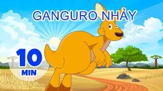 Ch&uacute; Kangaroo Nhảy - 10 ph&uacute;t Giramille | B&agrave;i đồng dao v&agrave; b&agrave;i h&aacute;t thiếu nhi