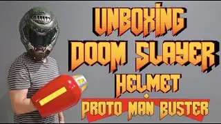 Unboxing Doom Slayer Helmet and Proto Man Buster - Showtime Orthodontic Arts