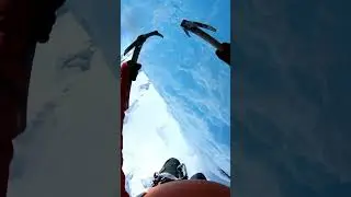 Ice Wall Collapse in Antarctica