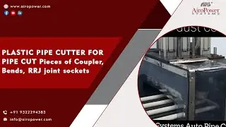PLASTIC PIPE CUTTER FOR PIPE CUT Pieces of Coupler, Bends, RRJ joint sockets@Airopower System Mumbai