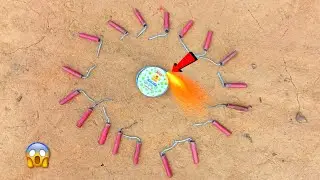 Firecracker Circle Crazy Blast🔥🤯|| mirchi pataka 