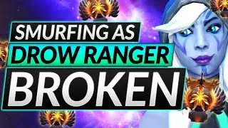 SMURFING AT 8K MMR - BROKEN DROW RANGER CARRY - Pro Tips ANALysis - Dota 2 Guide