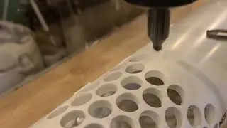 CNC router perforating PVC pipe 4th rotary axis