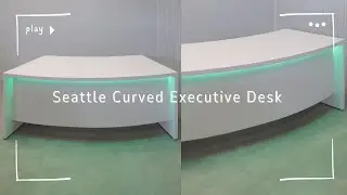 Seattle Curved Executive Desk