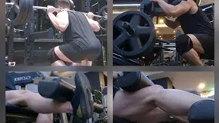 2026.01.13 Leg curl, Squat, Reverse V-Squat, Leg extension