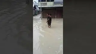 Flood in checkon Manipur India