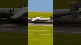 Antonov An-22 Landing #gaming